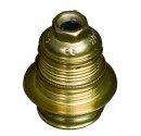 Portalámparas casquillo E14 metálico roscado 250V