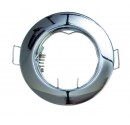 Aro fijo redondo empotrable en techo para lampara dicroica. MR16-12V-Máx.50W. Bronce.