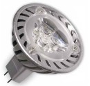Caja 10 bombillas LED 3,6W (3x1W) MR16 G5,3 38º 6400k fría