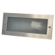 Aplique luminoso de aluminio para empotrar en pared. E27, color negro.
