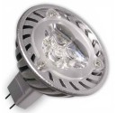 Caja 10 bombillas LED 3,6W (3x1W) MR16 G5,3 38º 2700k cálida